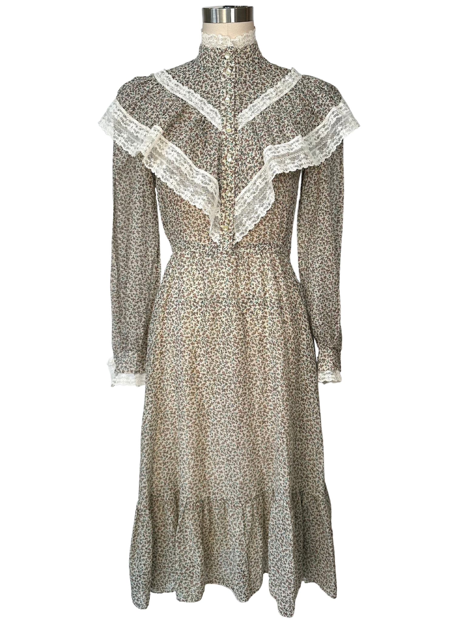 Vintage Floral Cottagecore Prairie Dress - S Pimbeche Vintage Vintage Floral Cottagecore Prairie Dress - S Pimbeche Vintage