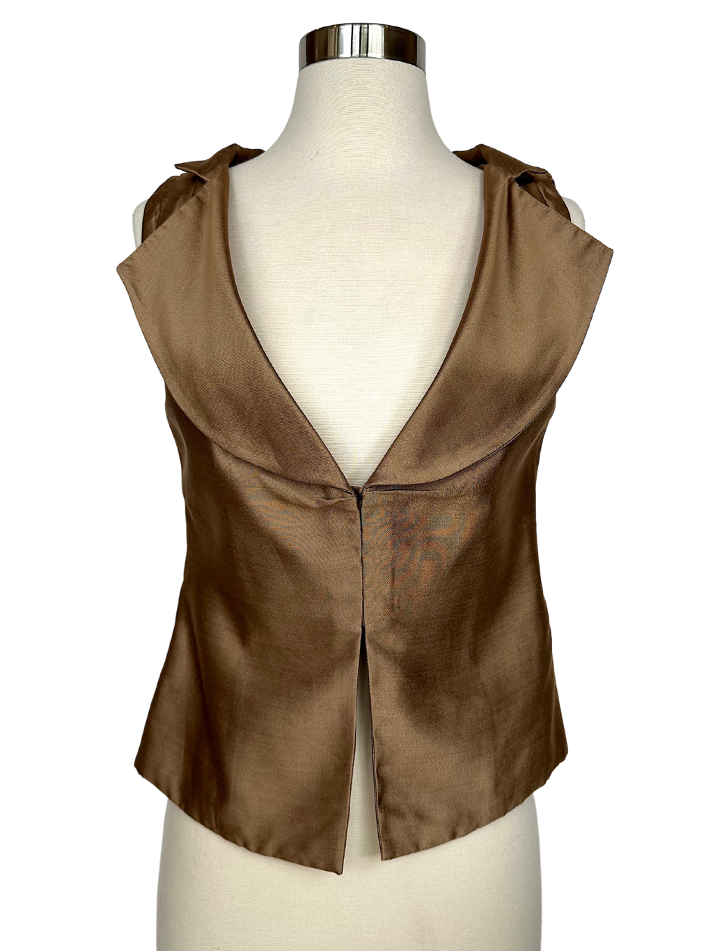 Vintage 1990s Christian LaCroix Paris Mettalic Vest Top - S/M