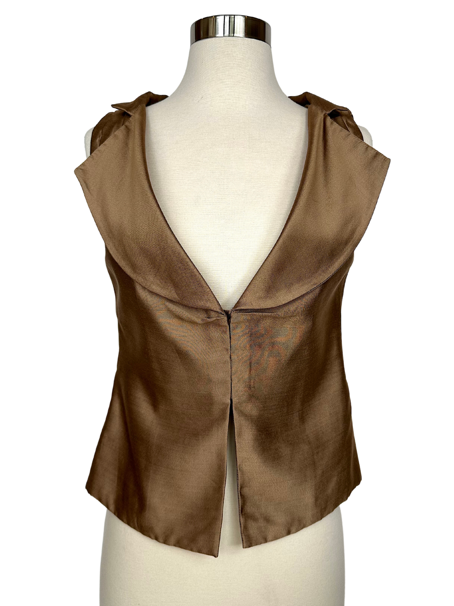 Vintage 1990s Christian LaCroix Paris Mettalic Vest Top - S/M