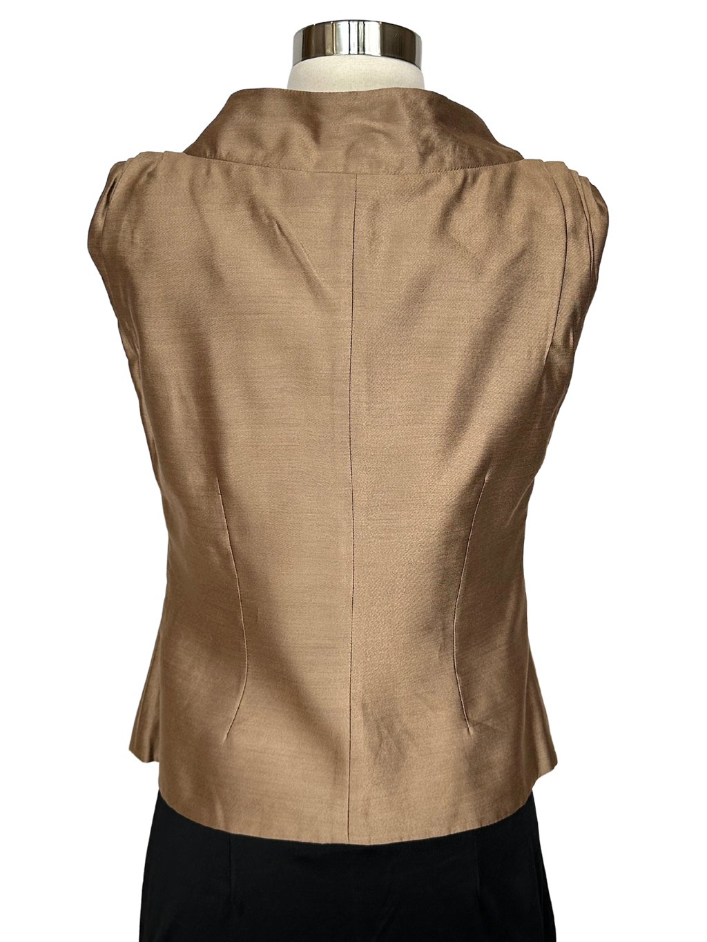 Vintage 1990s Christian LaCroix Paris Mettalic Vest Top - S/M