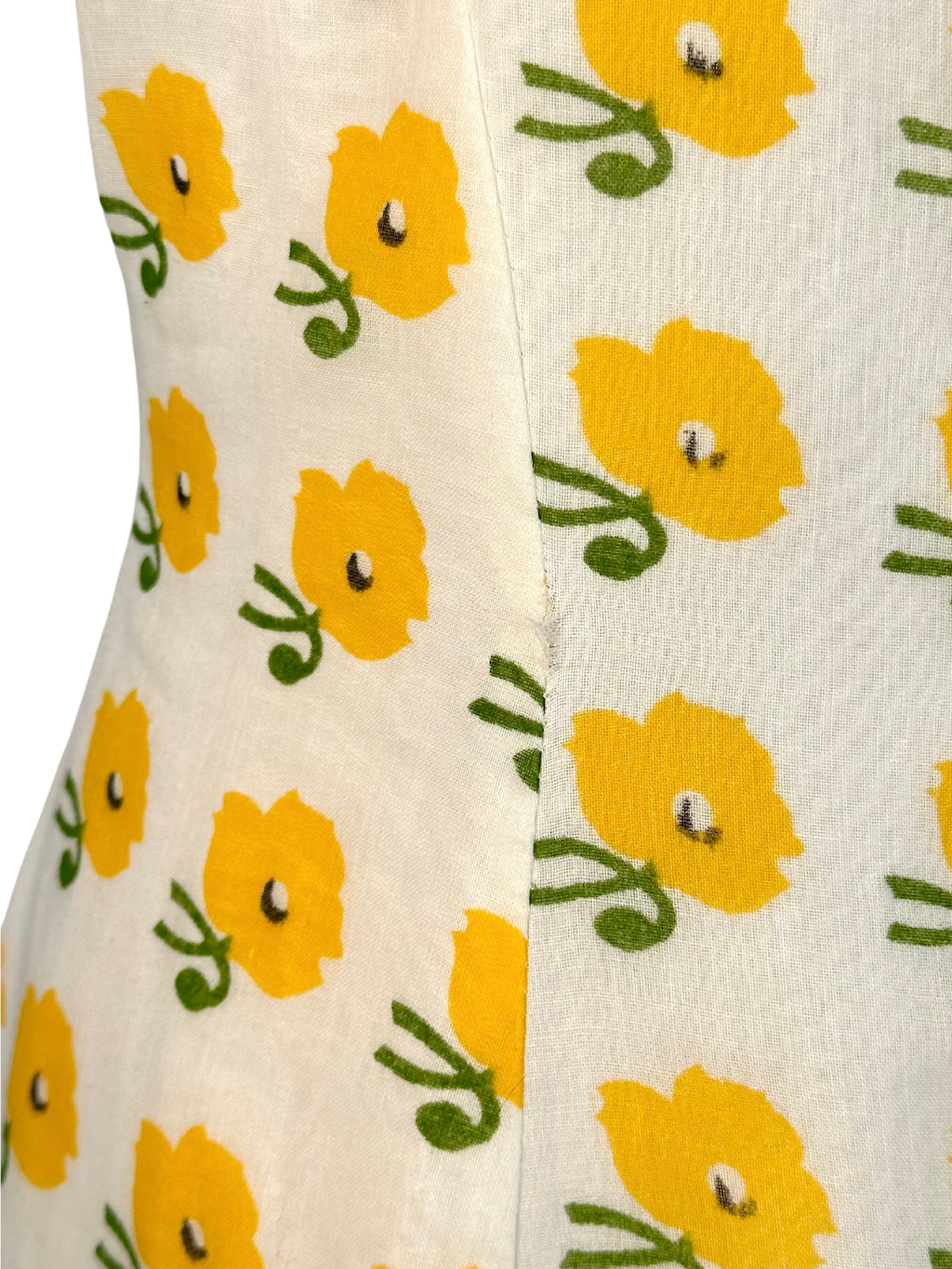 Vintage 70s French Cottagecore Prairie Dress - S - M