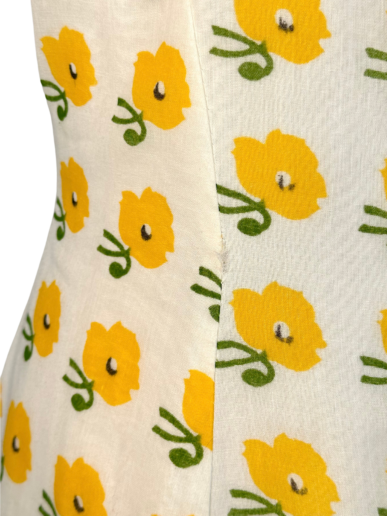 Vintage 70s French Cottagecore Prairie Dress - S - M