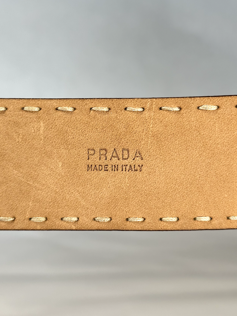 Vintage Prada Suede Belt - S