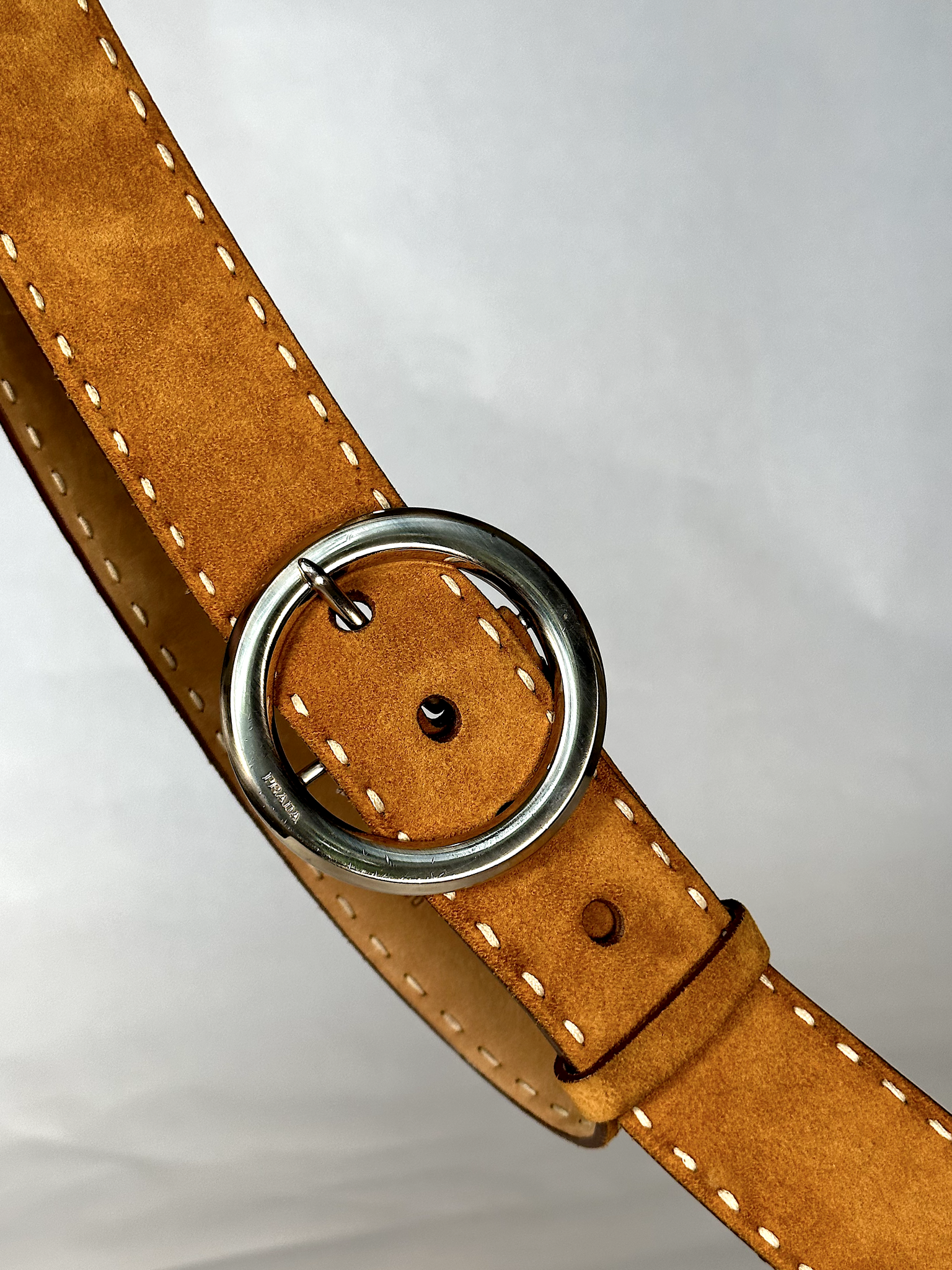 Vintage Prada Suede Belt - S