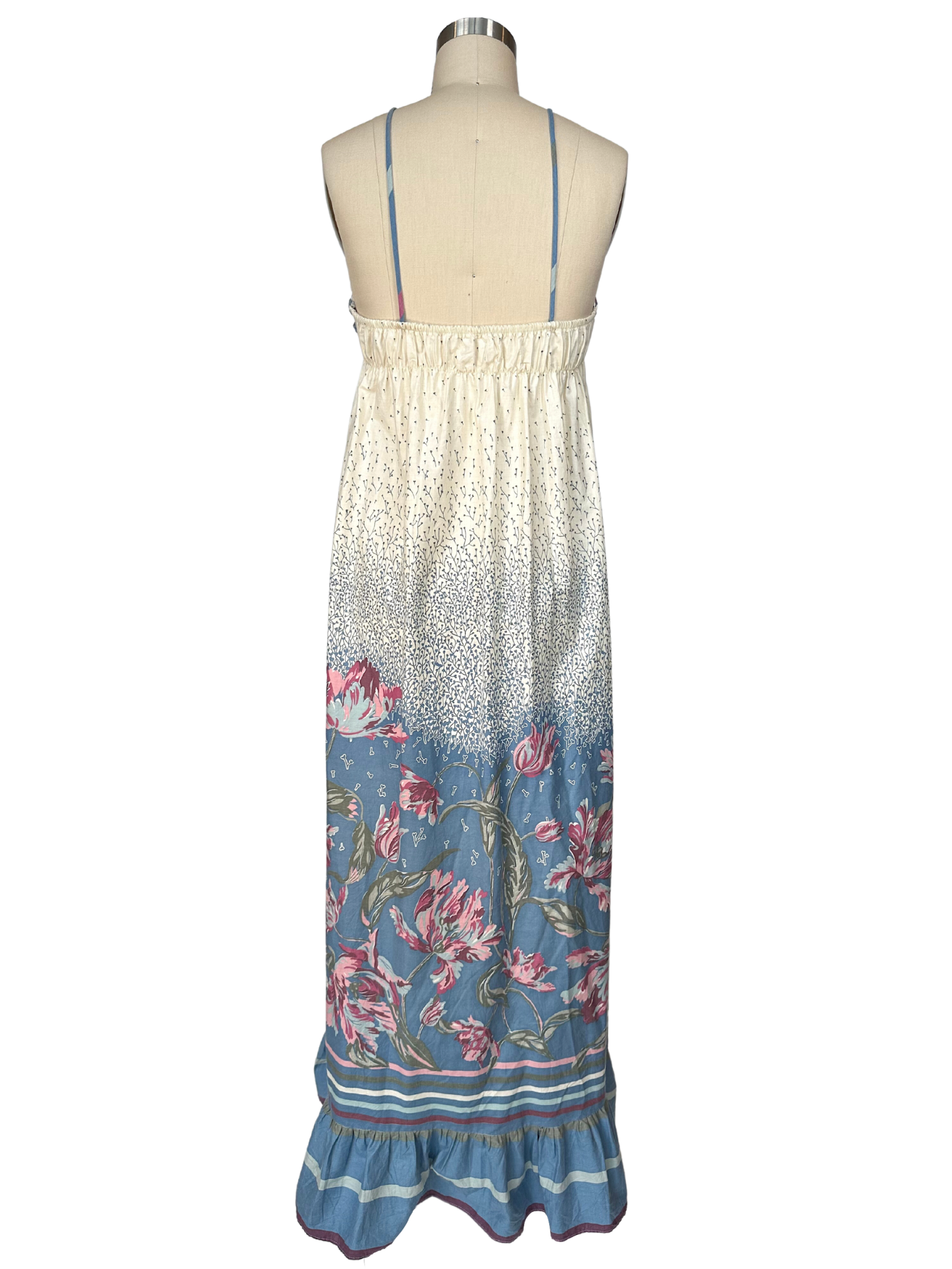 Vintage 1970s Gillian & O'Malley Hippy Maxi Dress - S