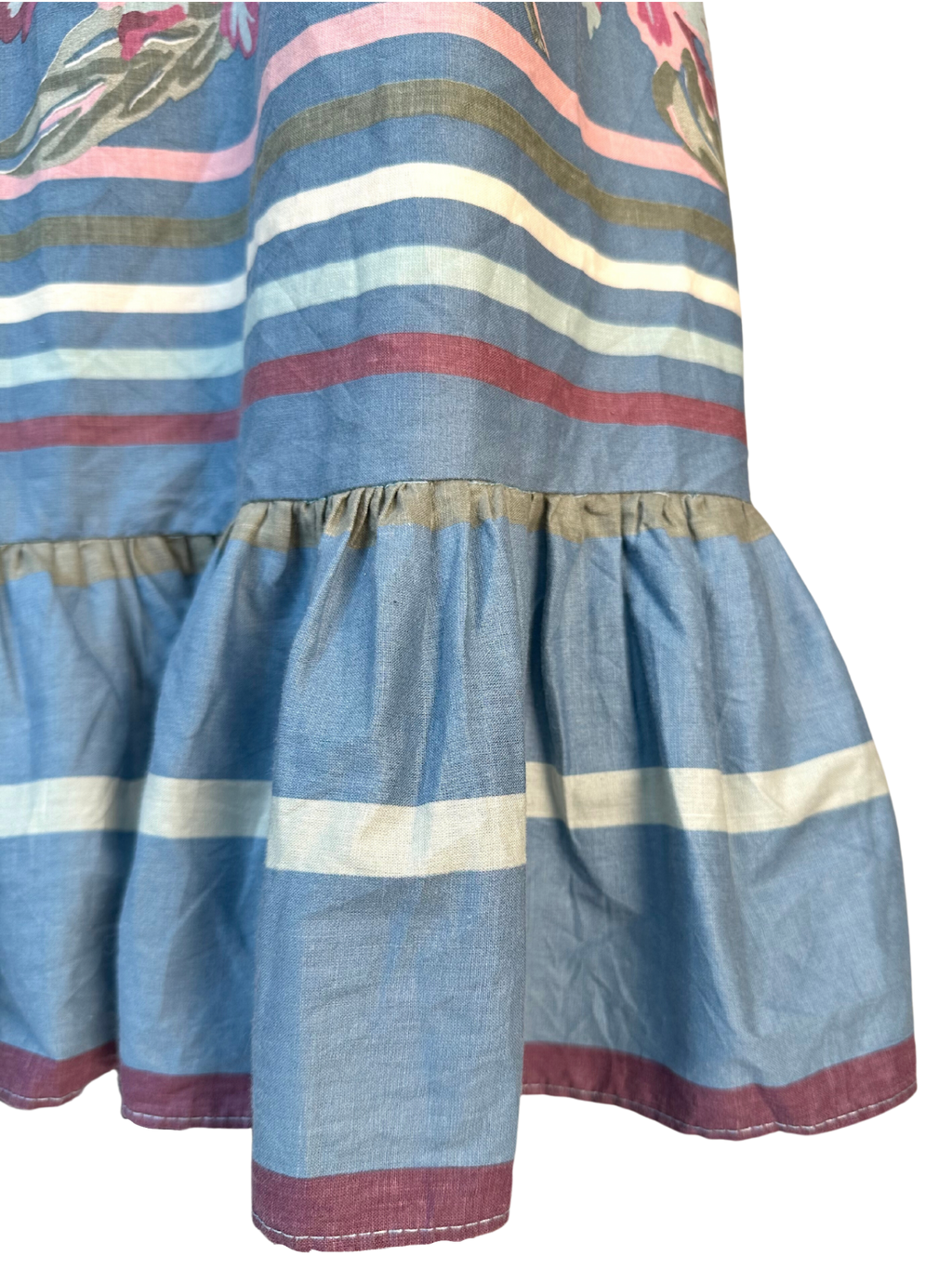 Vintage 1970s Gillian & O'Malley Hippy Maxi Dress - S