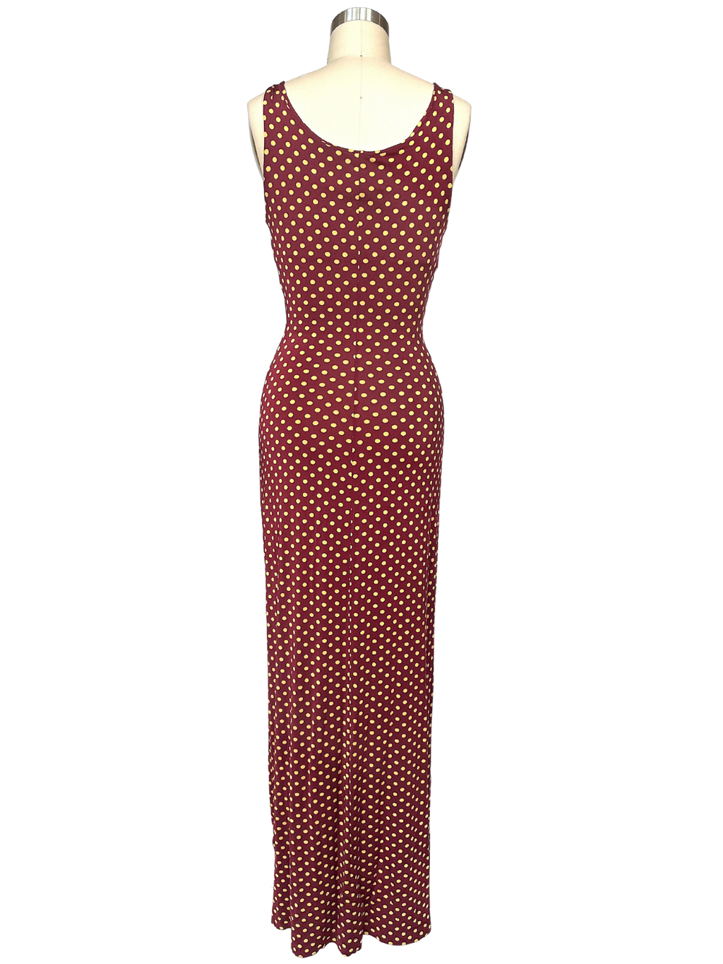 Vintage 90s Plein Sud Polka Dot Maxi Dress - S - S/M