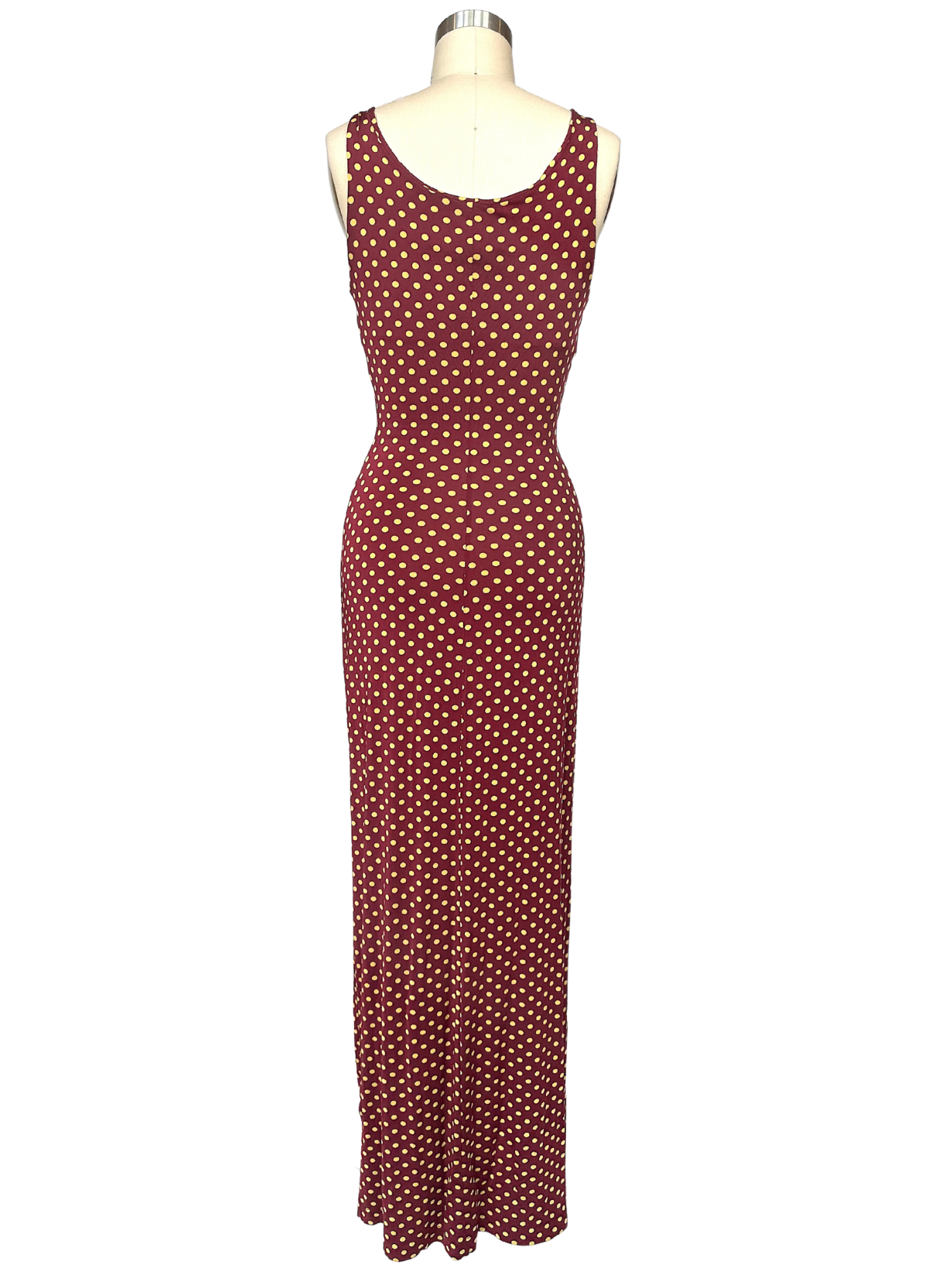 Vintage 90s Plein Sud Polka Dot Maxi Dress - S - S/M