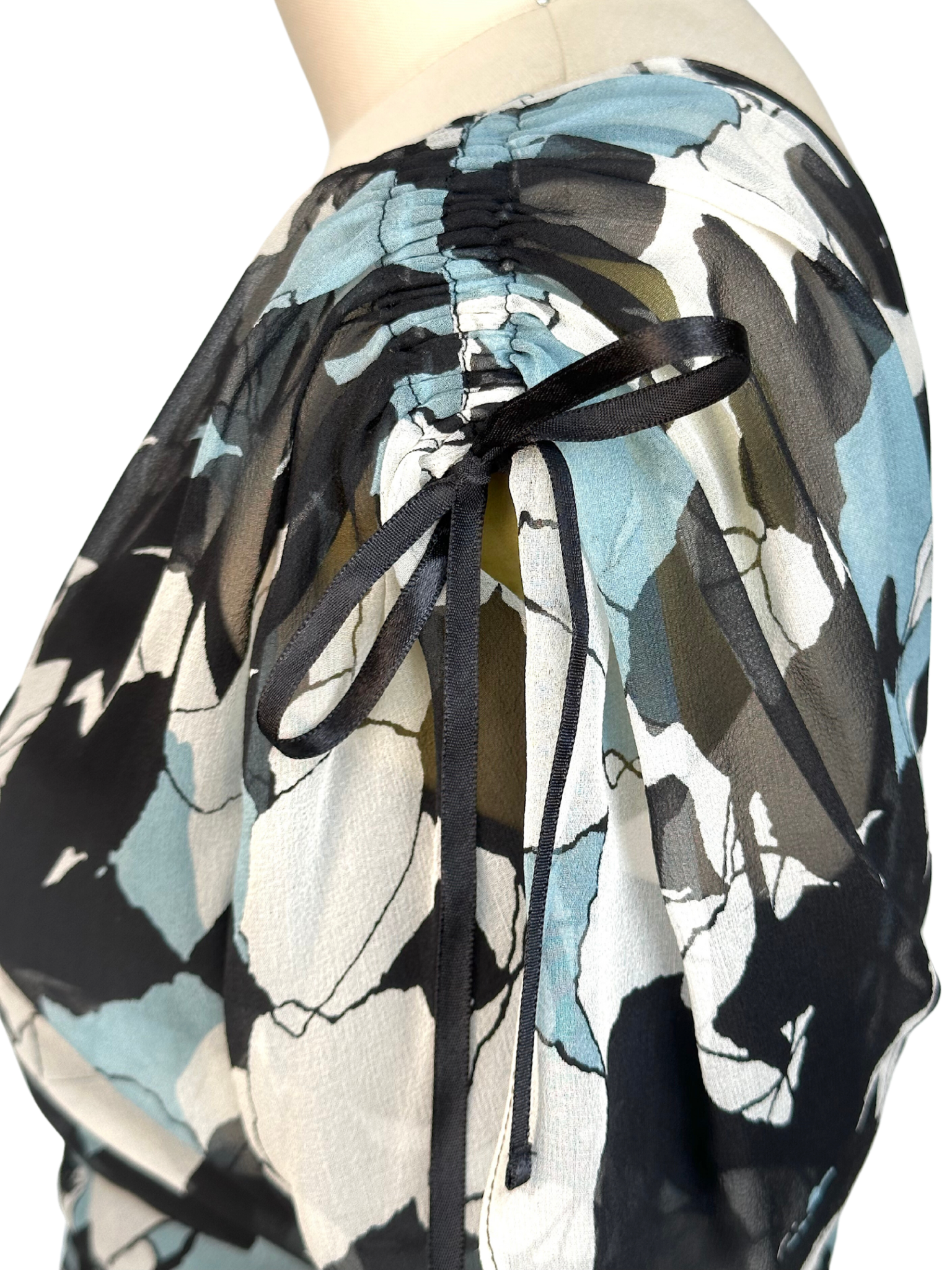 Vintage Y2K Diane von Furstenberg Silk Floral Dress - S