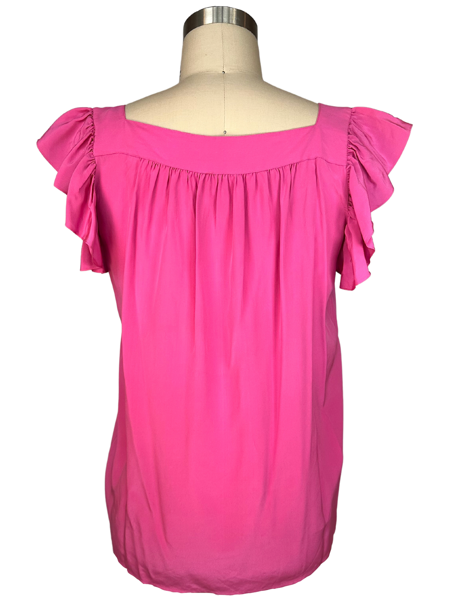 Vintage Silk Yves Saint Laurent Pink Blouse - S - M