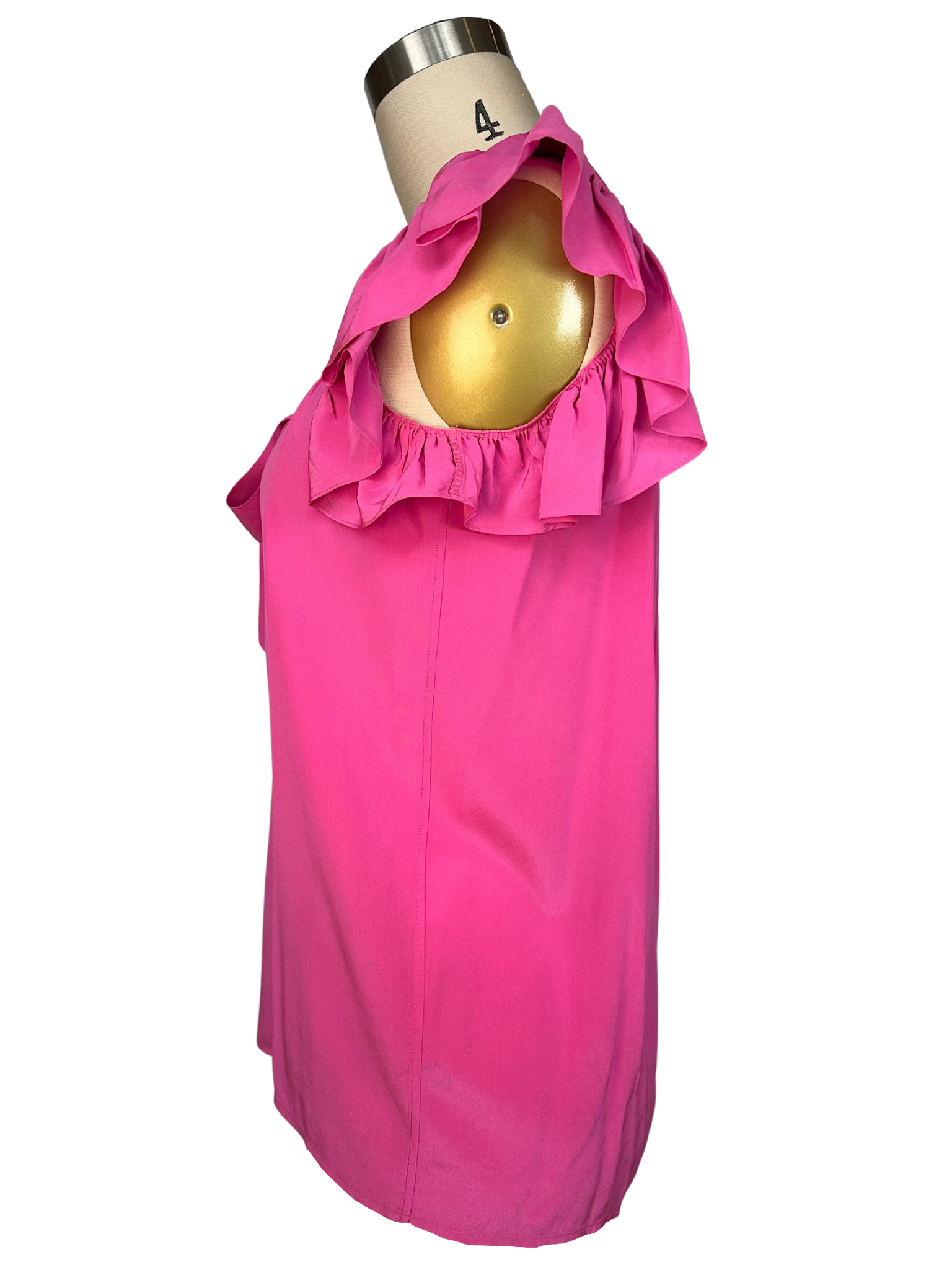 Vintage Silk Yves Saint Laurent Pink Blouse - S - M