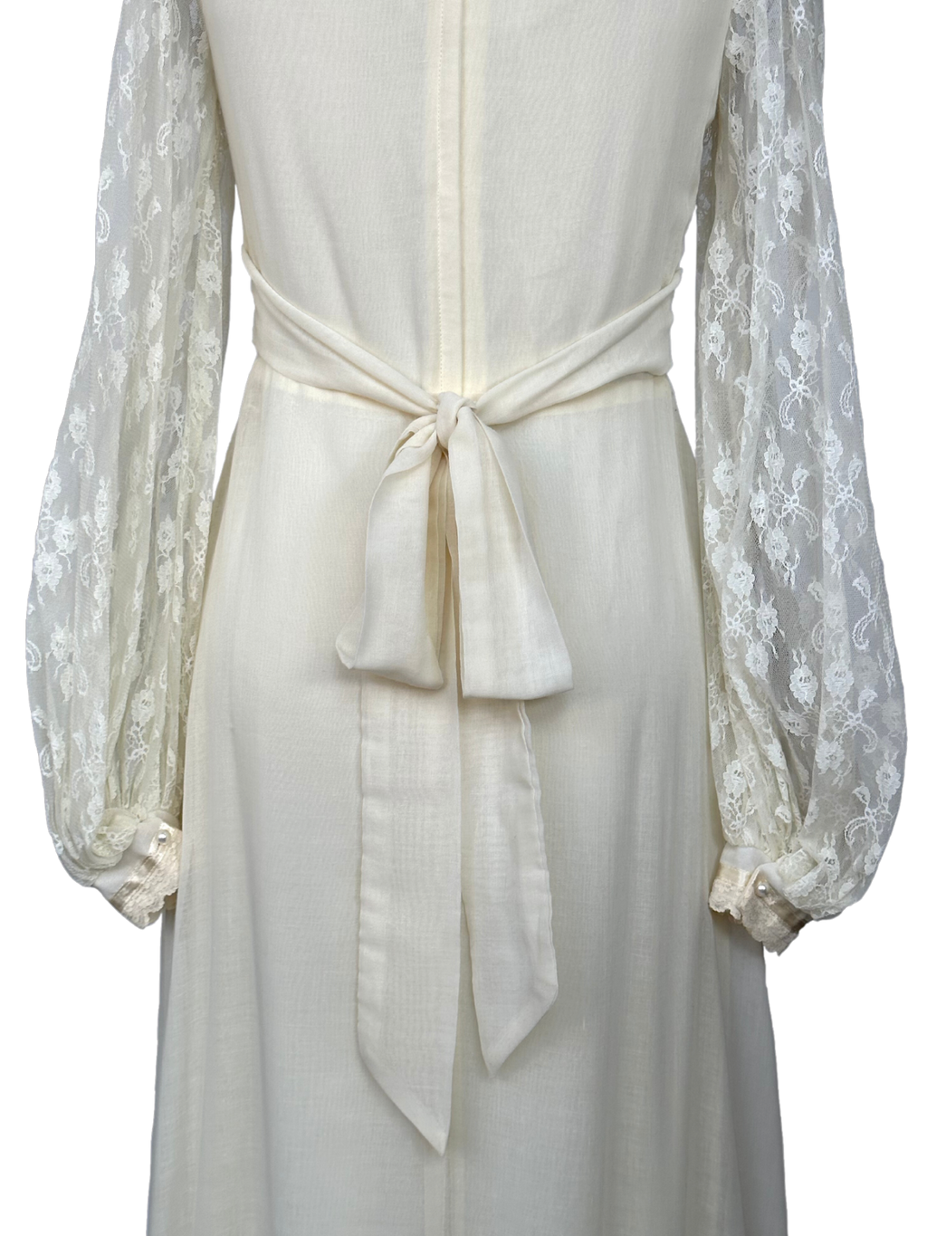 Vintage Gunne Sax Lace Maxi Cottagecore Dress - S - S/M