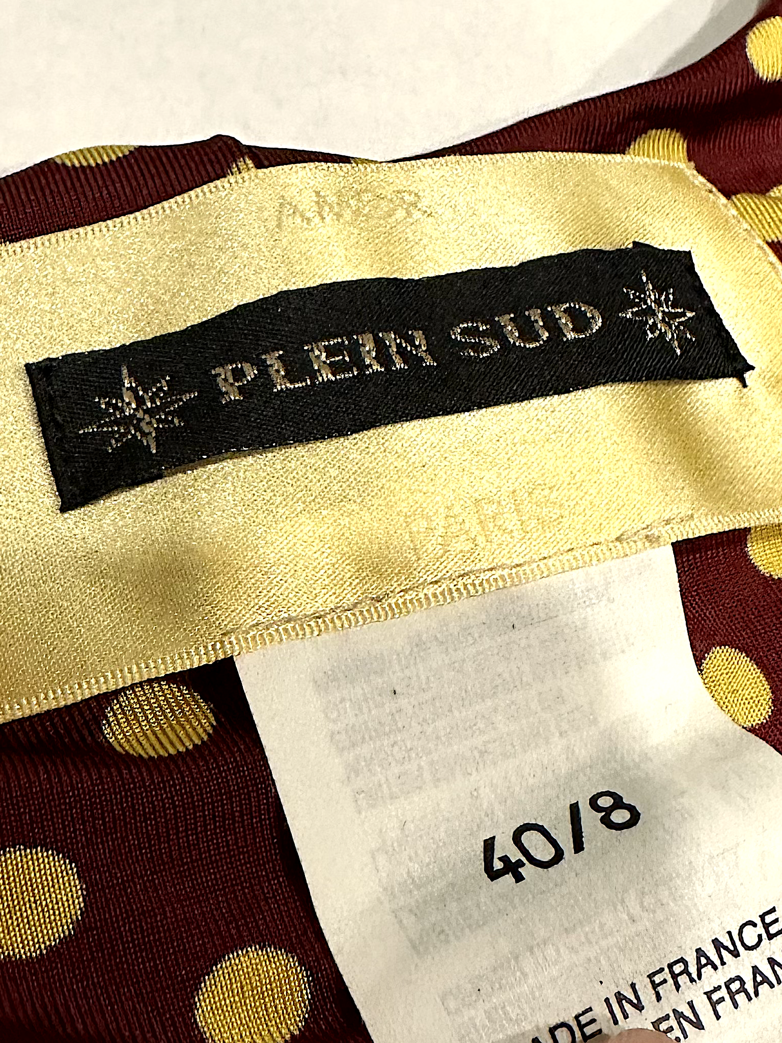 Vintage 90s Plein Sud Polka Dot Maxi Dress - S - S/M