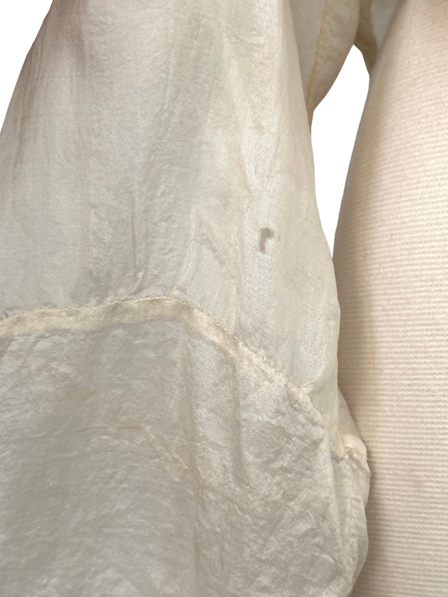 Vintage 1920s Embroidered Cotton Voile Blouse