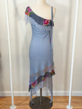 Y2K Roberta Scarpa Italian mermaid fairy asymmetrical dress S-M