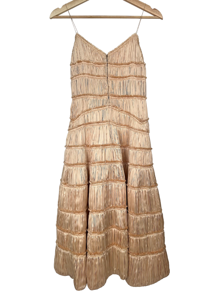 Vintage One of a kind!  Isabel Toledo Silk Ruffled Dress - XXS - XS