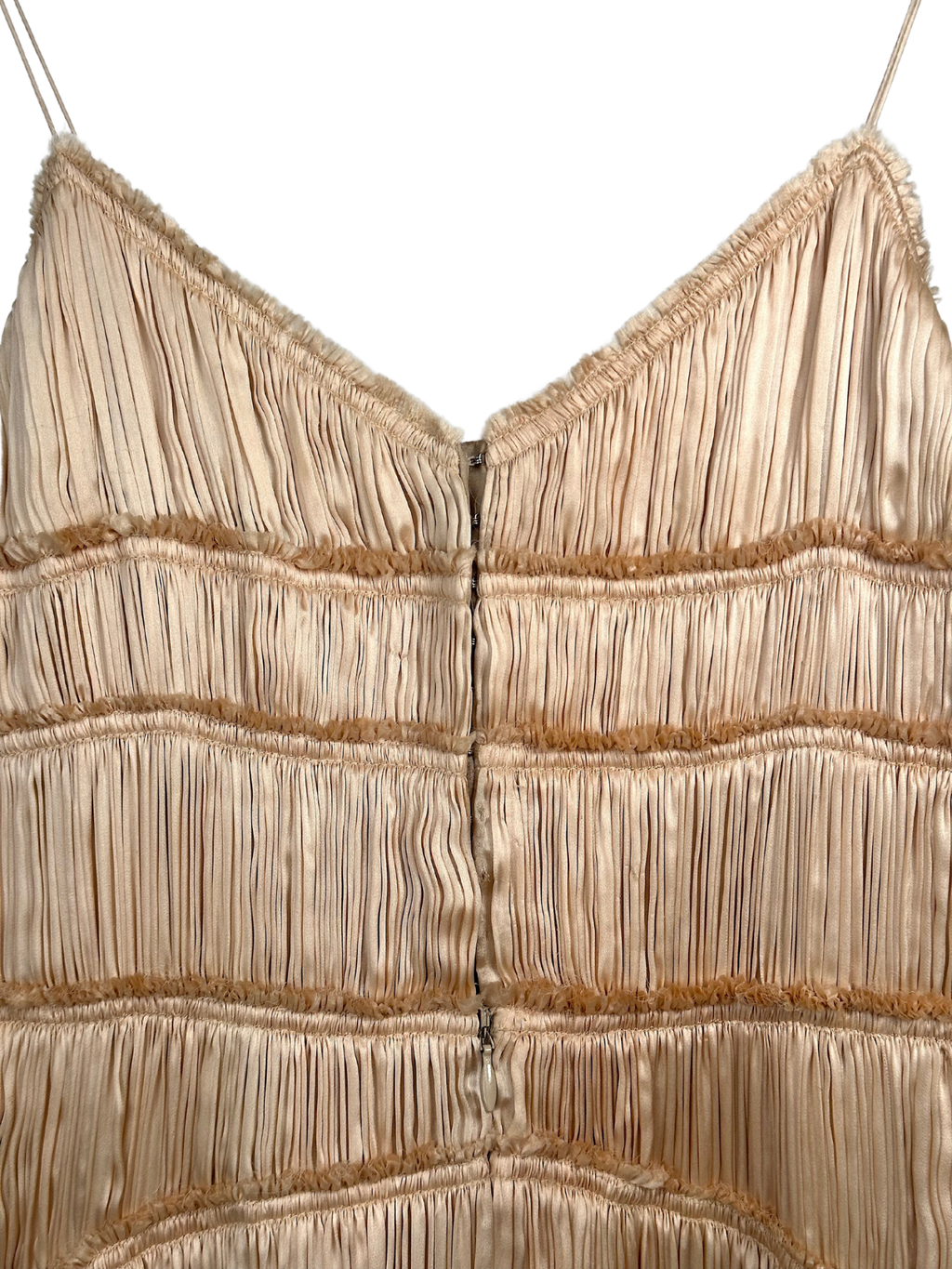 Vintage One of a kind!  Isabel Toledo Silk Ruffled Dress - XXS - XS