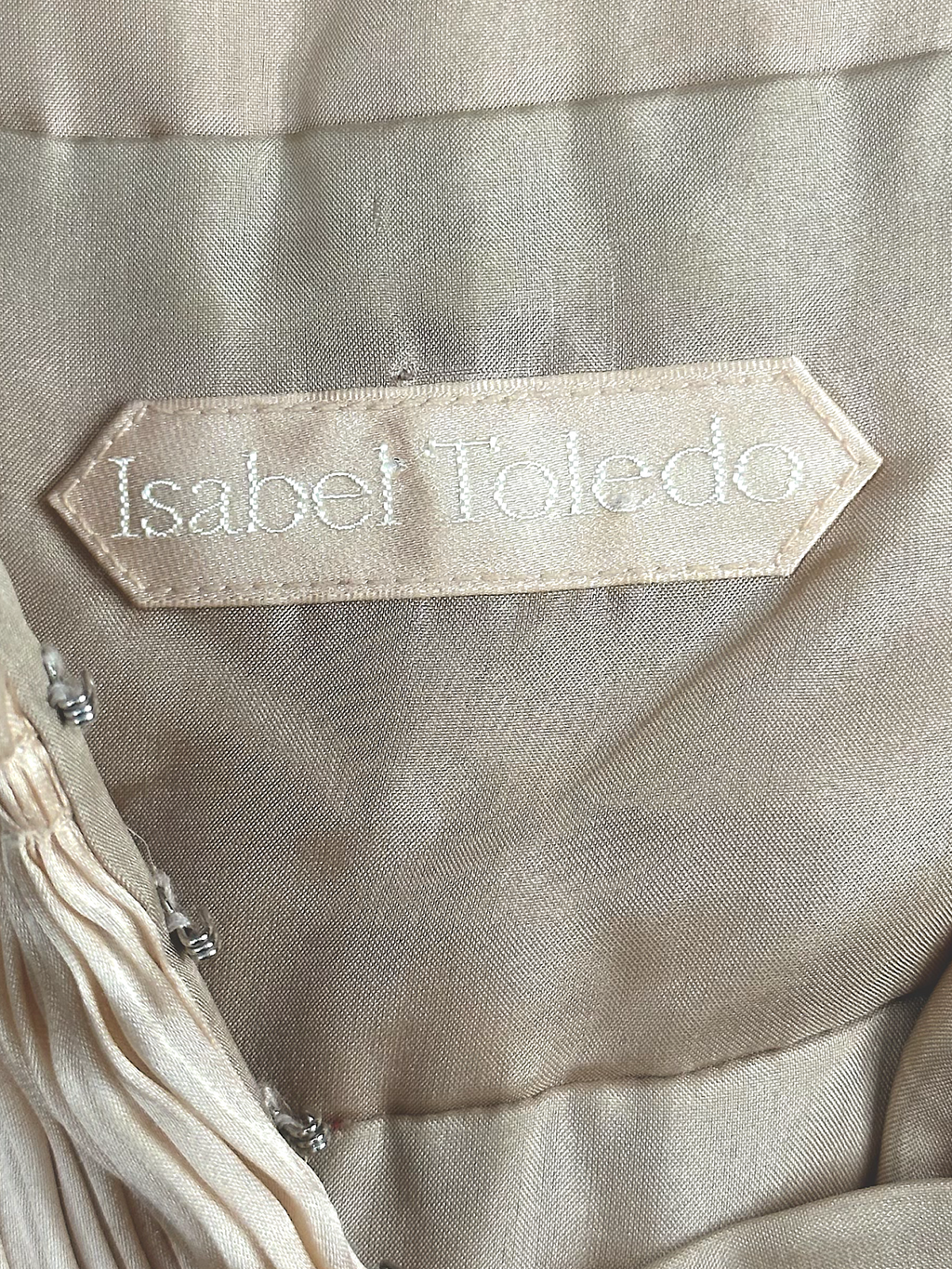 Vintage One of a kind!  Isabel Toledo Silk Ruffled Dress - XXS - XS