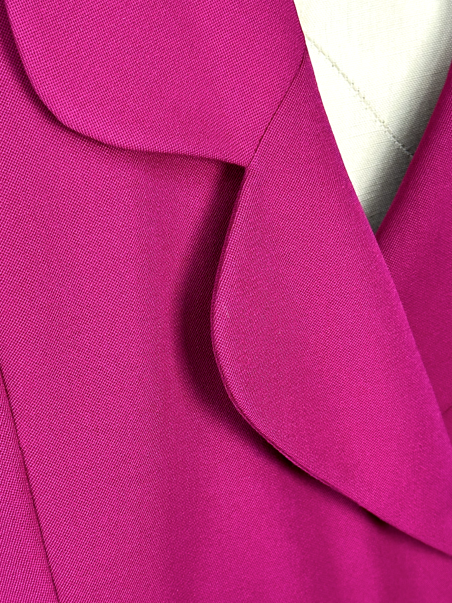 Vintage 1990s Karl Lagerfeld Fuchsia Blazer Jacket - L - XL