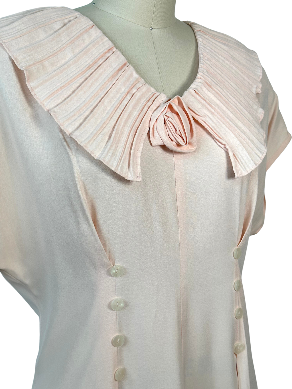 Vintage Nina Piccalino 1930s-Style Dress - L