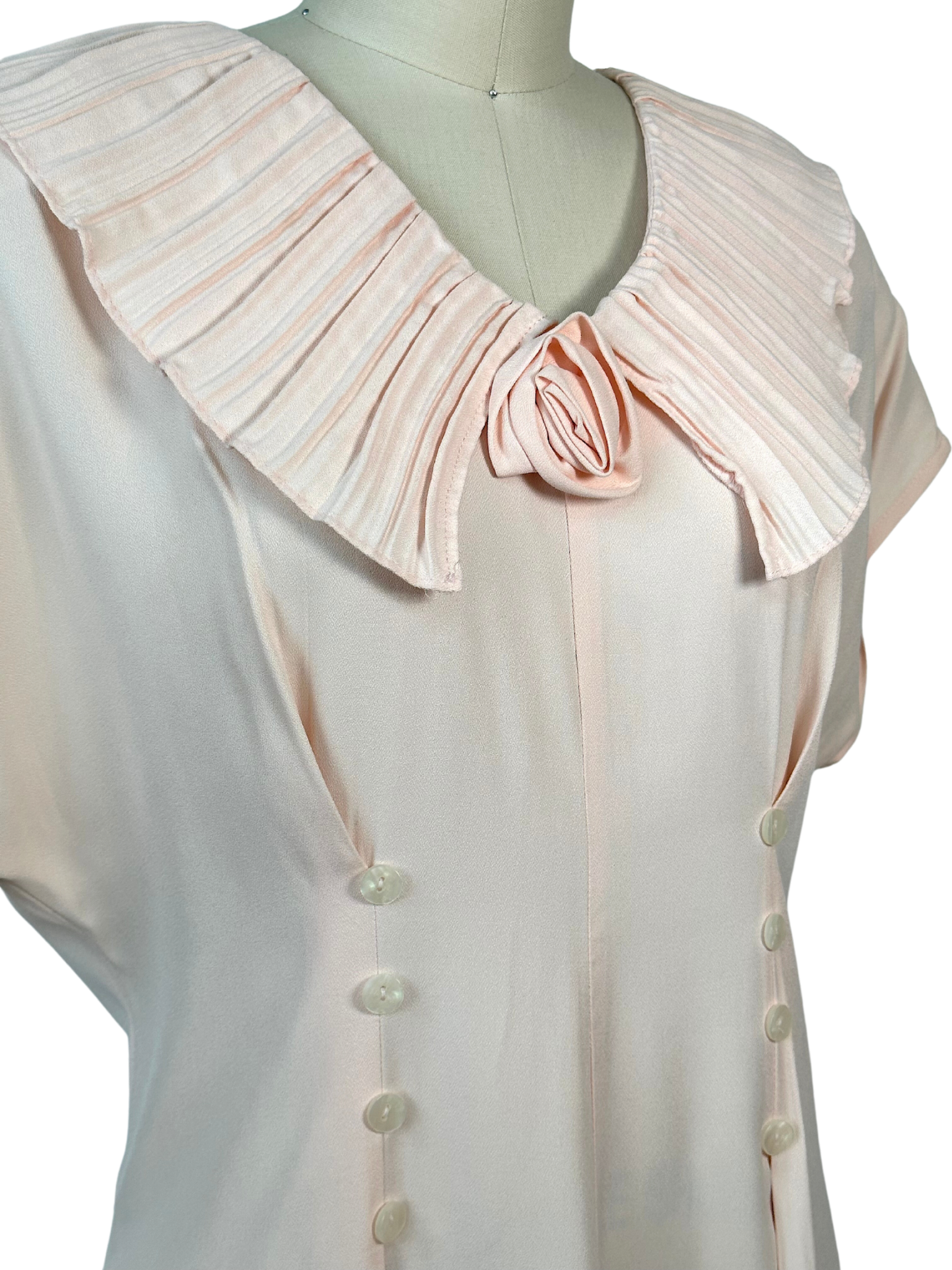 Vintage Nina Piccalino 1930s-Style Dress - L