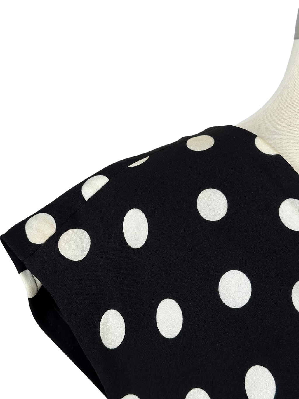 Vintage Yves Saint Laurent Polka Dot Dress - M