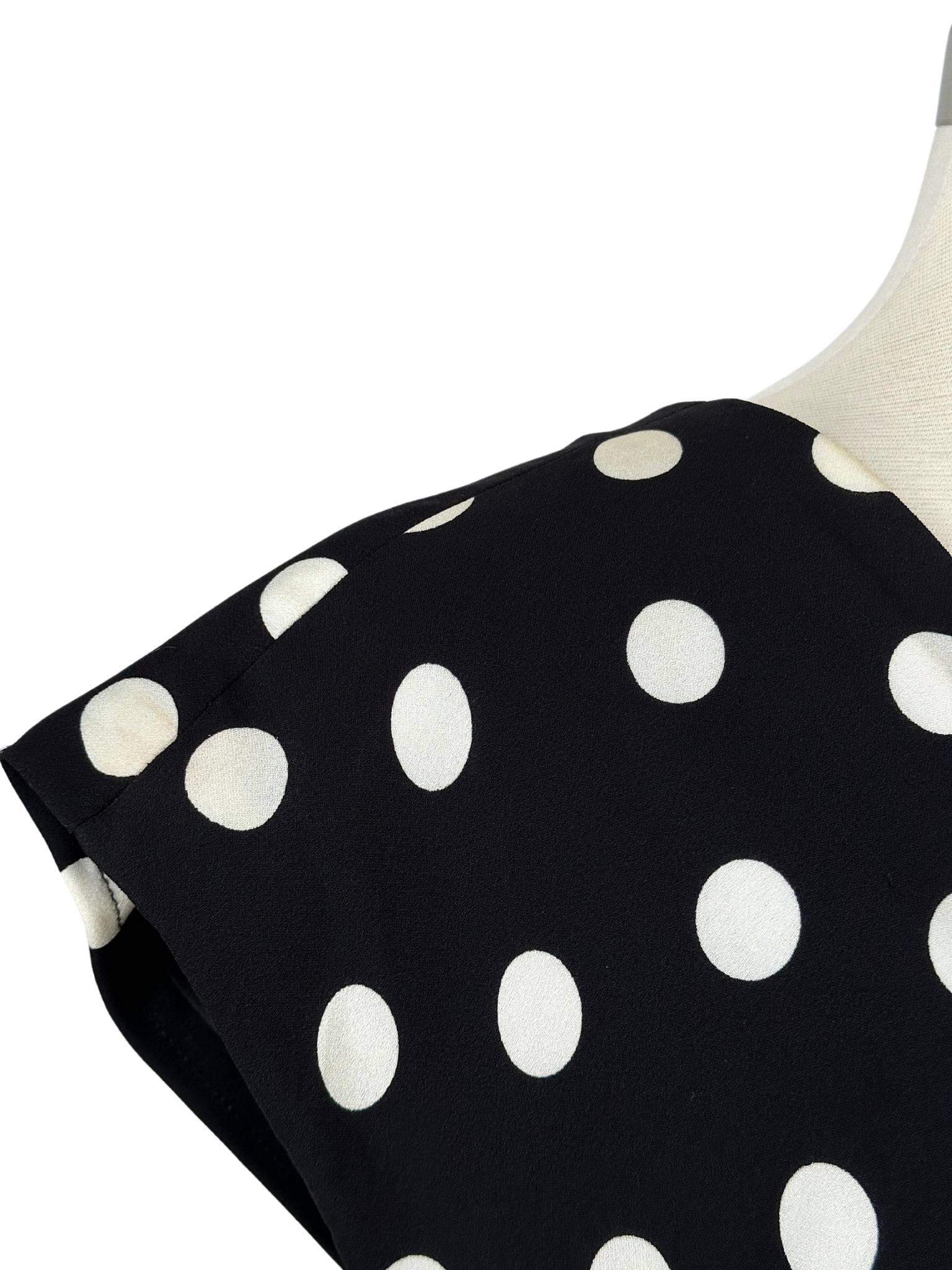 Vintage Yves Saint Laurent Polka Dot Dress - M