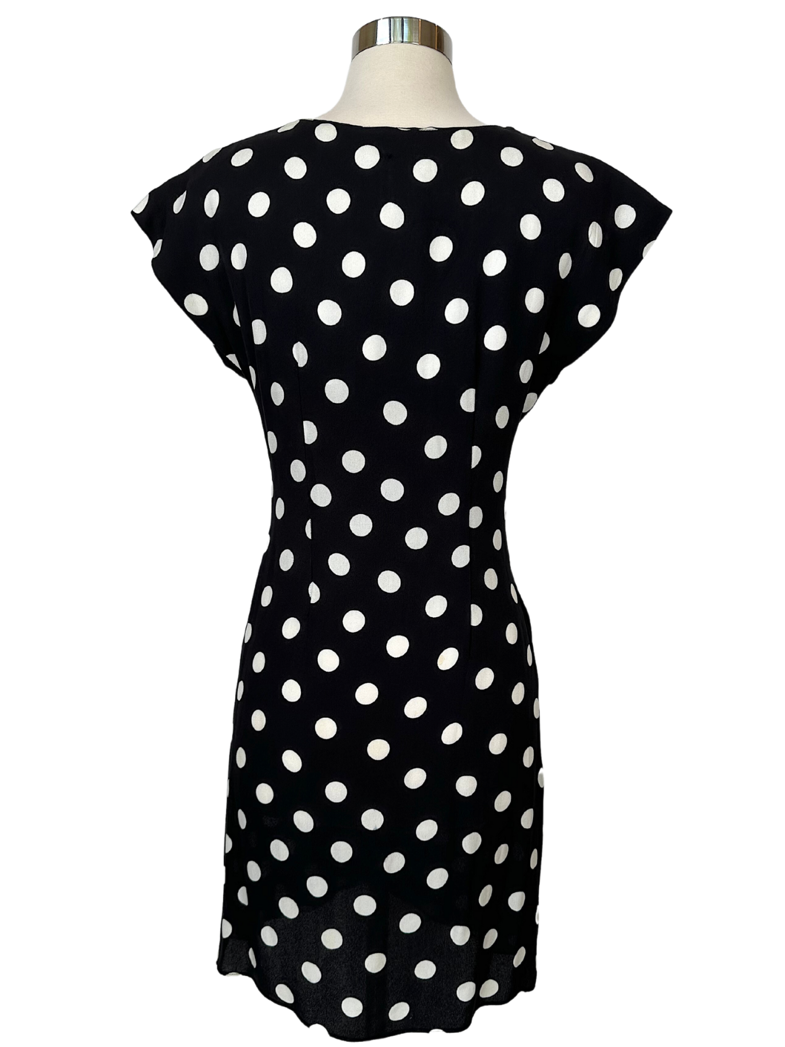 Vintage Yves Saint Laurent Polka Dot Dress - M