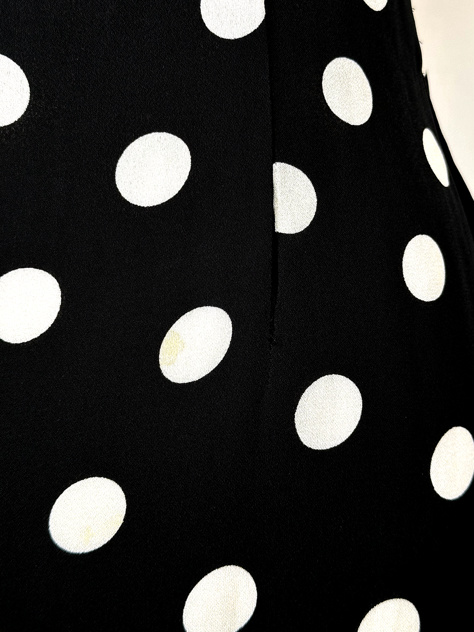 Vintage Yves Saint Laurent Polka Dot Dress - M