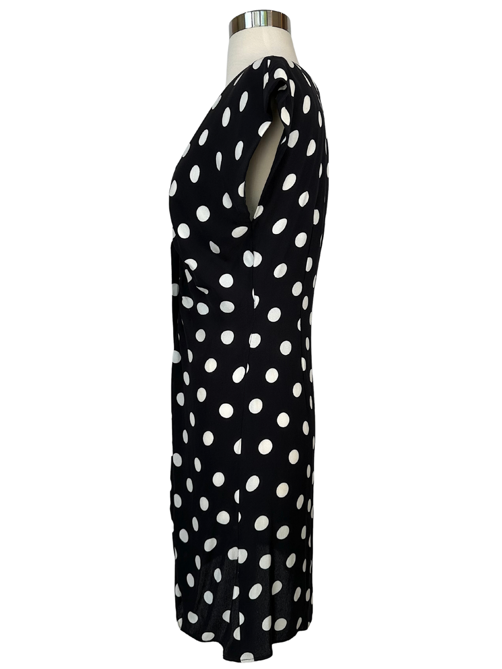Vintage Yves Saint Laurent Polka Dot Dress - M