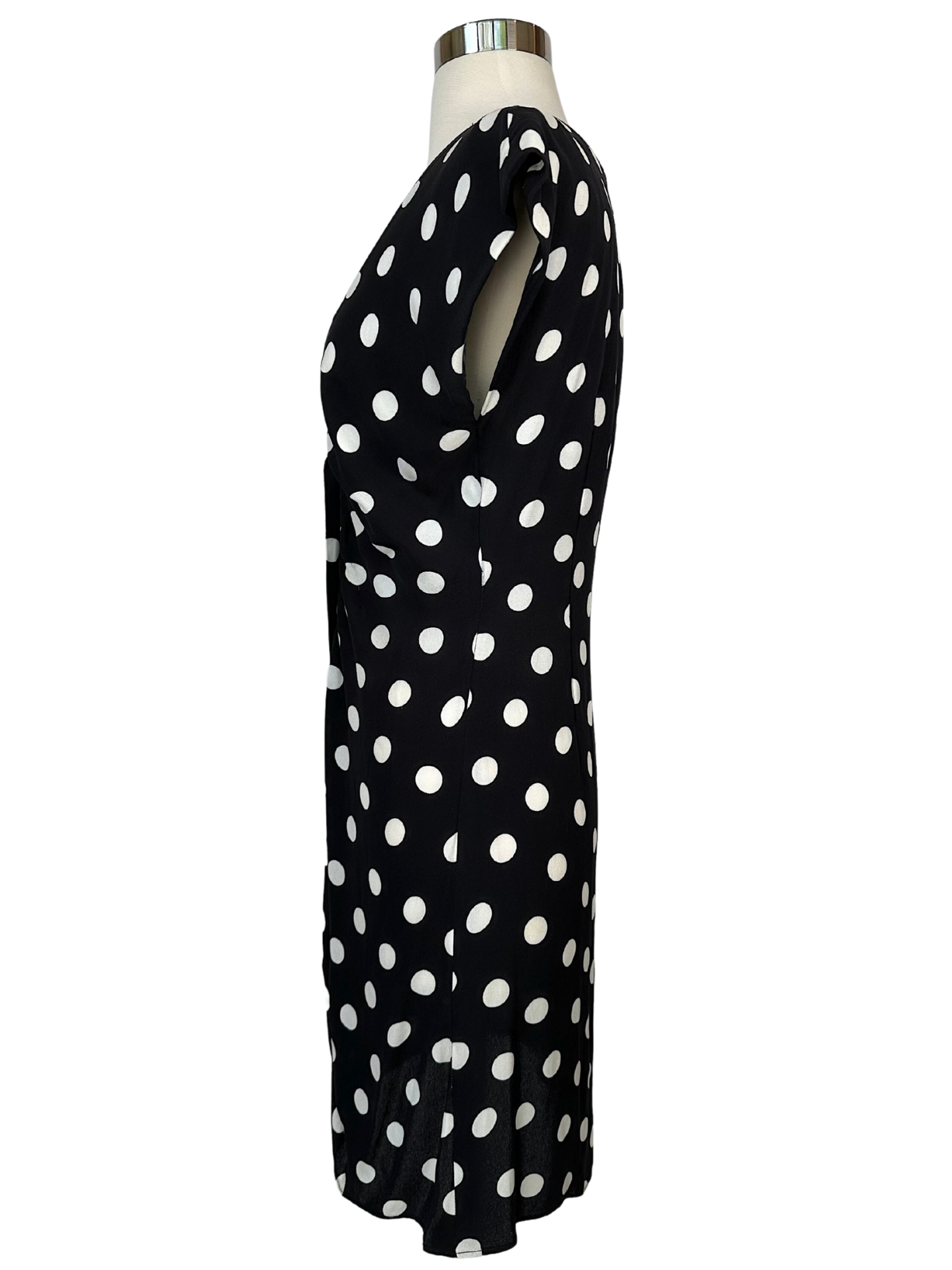 Vintage Yves Saint Laurent Polka Dot Dress - M