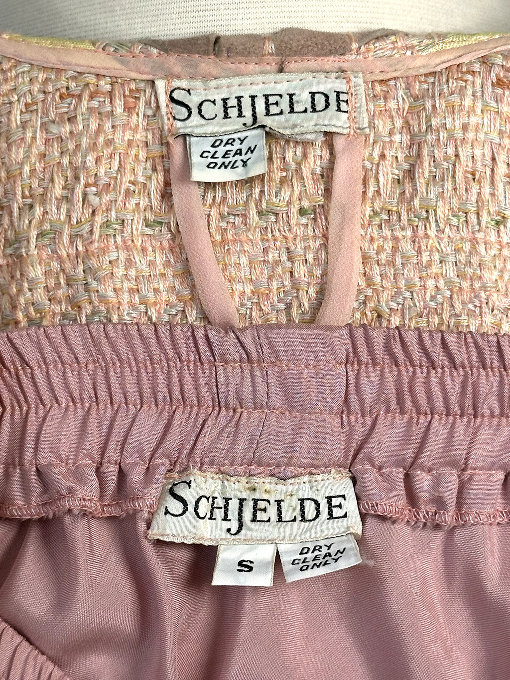 Rare vintage Schjelde Two Piece Set with Belt - M - L