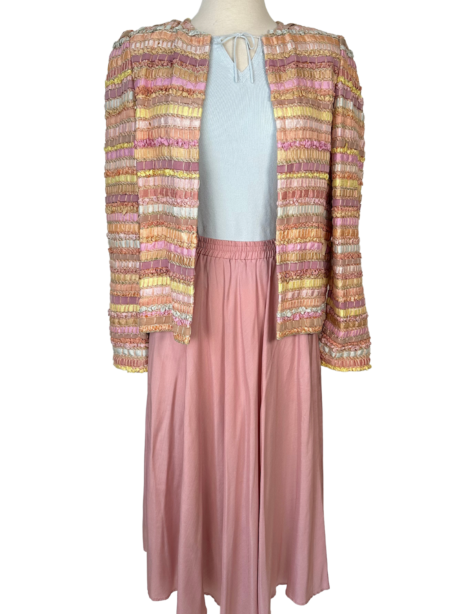 Rare vintage Schjelde Two Piece Set with Belt - M - L