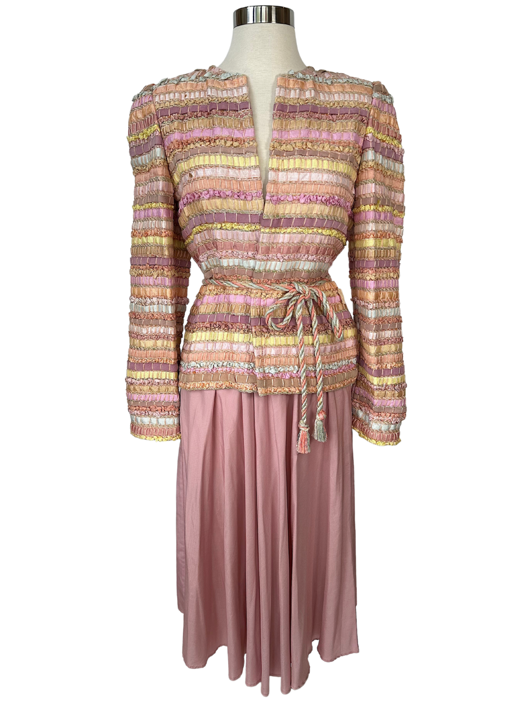 Rare vintage Schjelde Two Piece Set with Belt - M - L