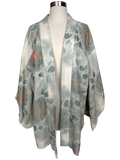 Vintage Heavy Long Sleeved Silky Kimono - OS