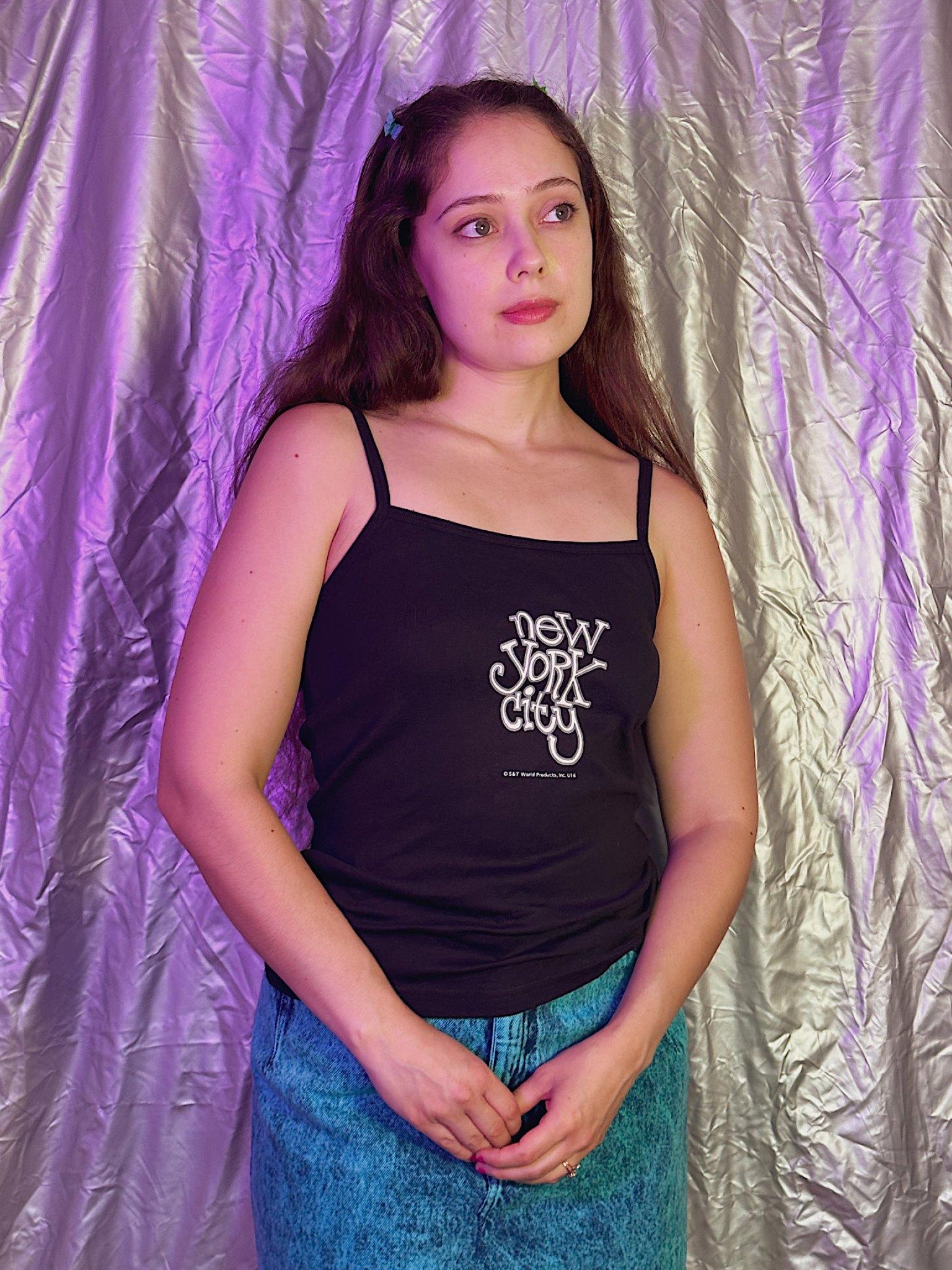 Vintage 1990s Funky NYC Tank - S