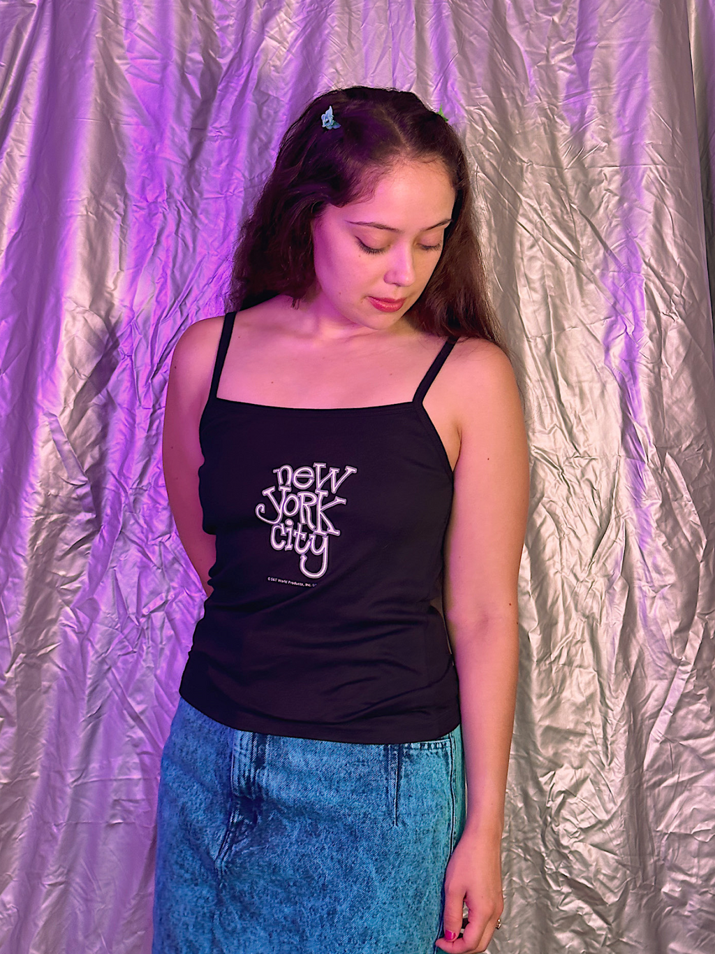 Vintage 1990s Funky NYC Tank - S