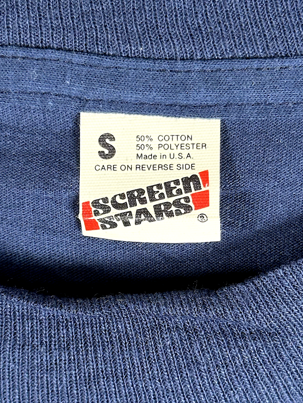 Vintage 1980s NYC Eagle Splatter Tee - S