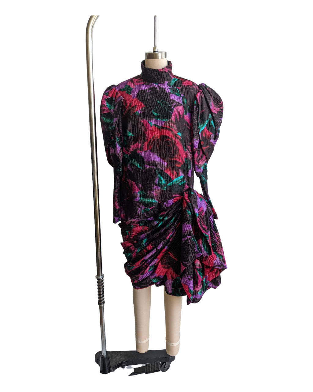 Vintage 80s Opulent French Designer Runway Dress