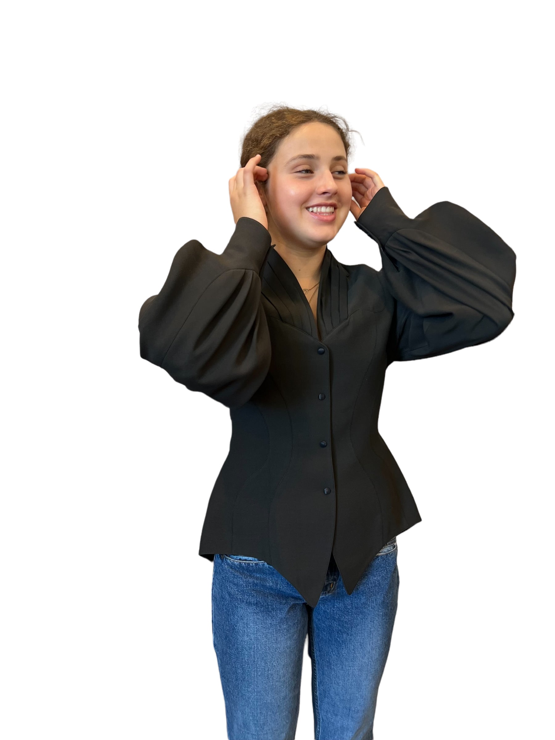 Epic Vintage Thierry Mugler Dark Grey Jacket