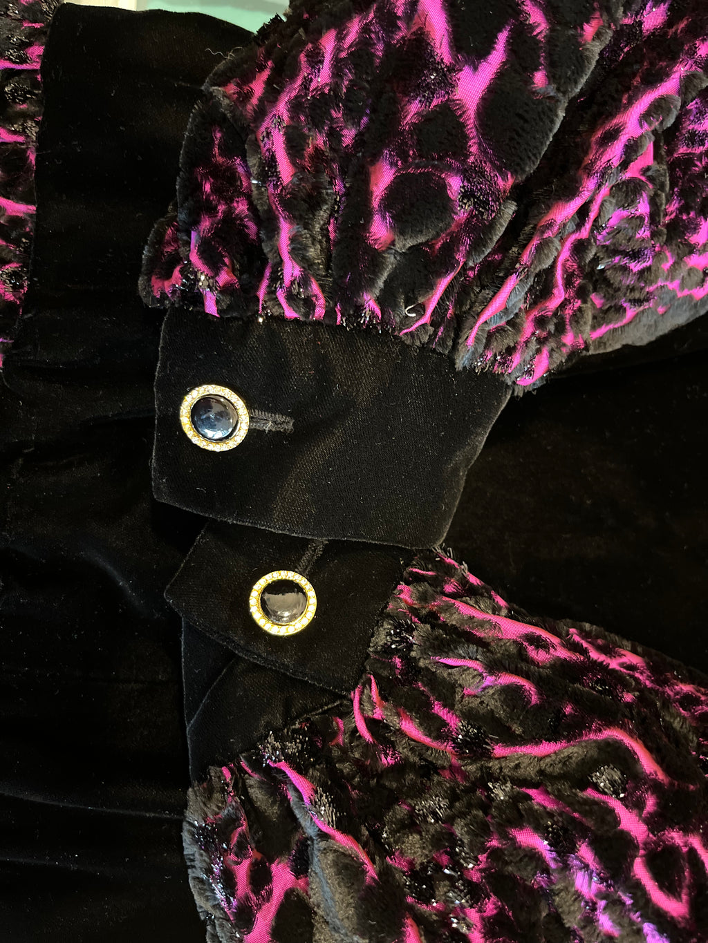 Vintage Givenchy Velvet Iridescent Party Dress