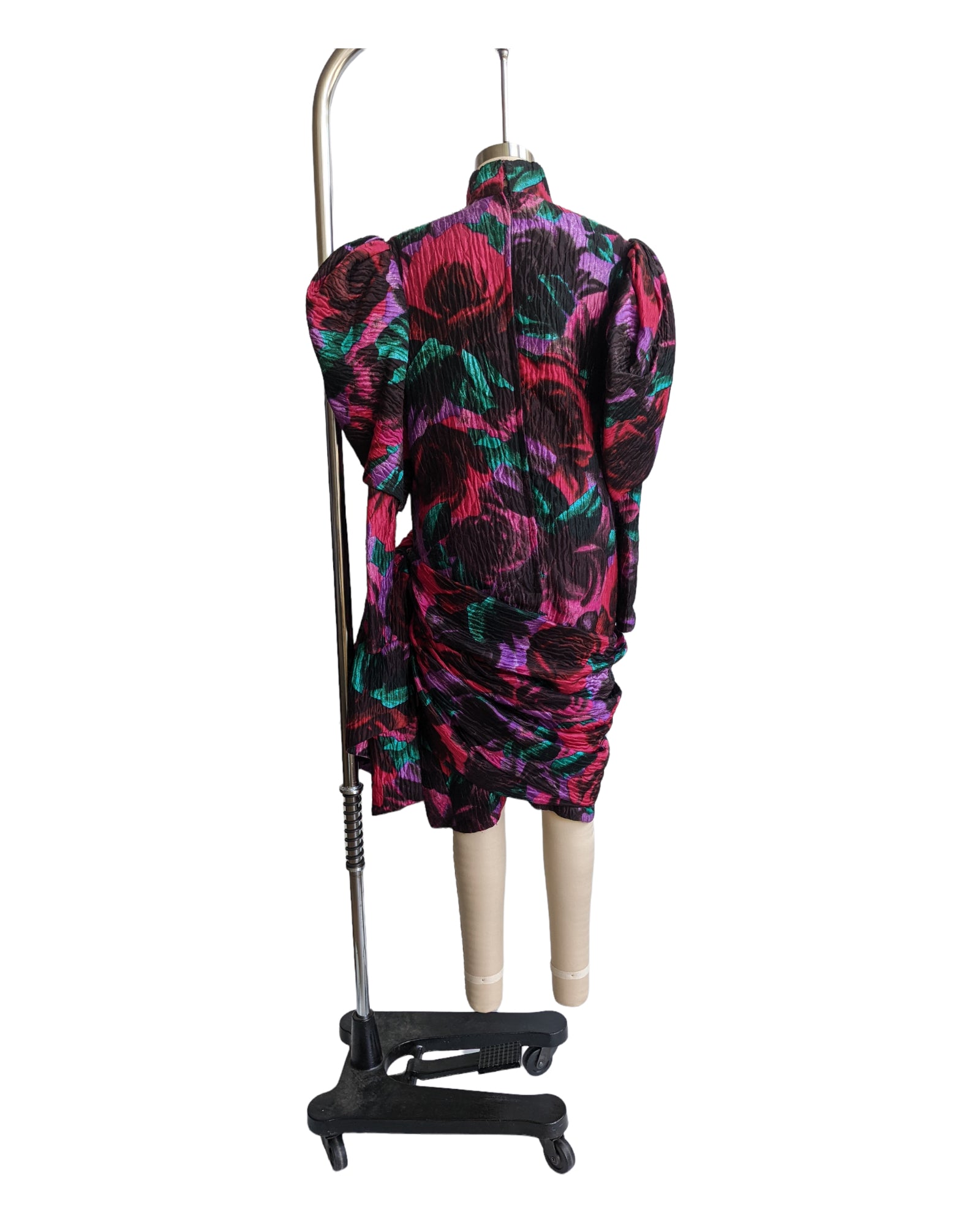 Vintage 80s Opulent French Designer Runway Dress
