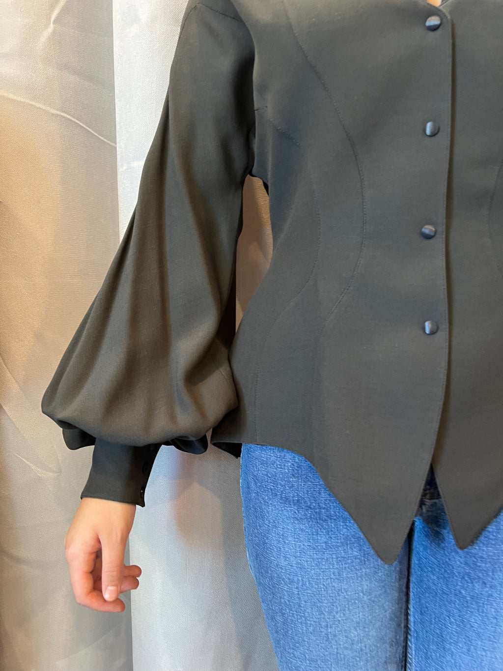 Epic Vintage Thierry Mugler Dark Grey Jacket