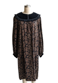 Vintage Yves Saint Laurent Fall/Winter Paisley Wool Dress