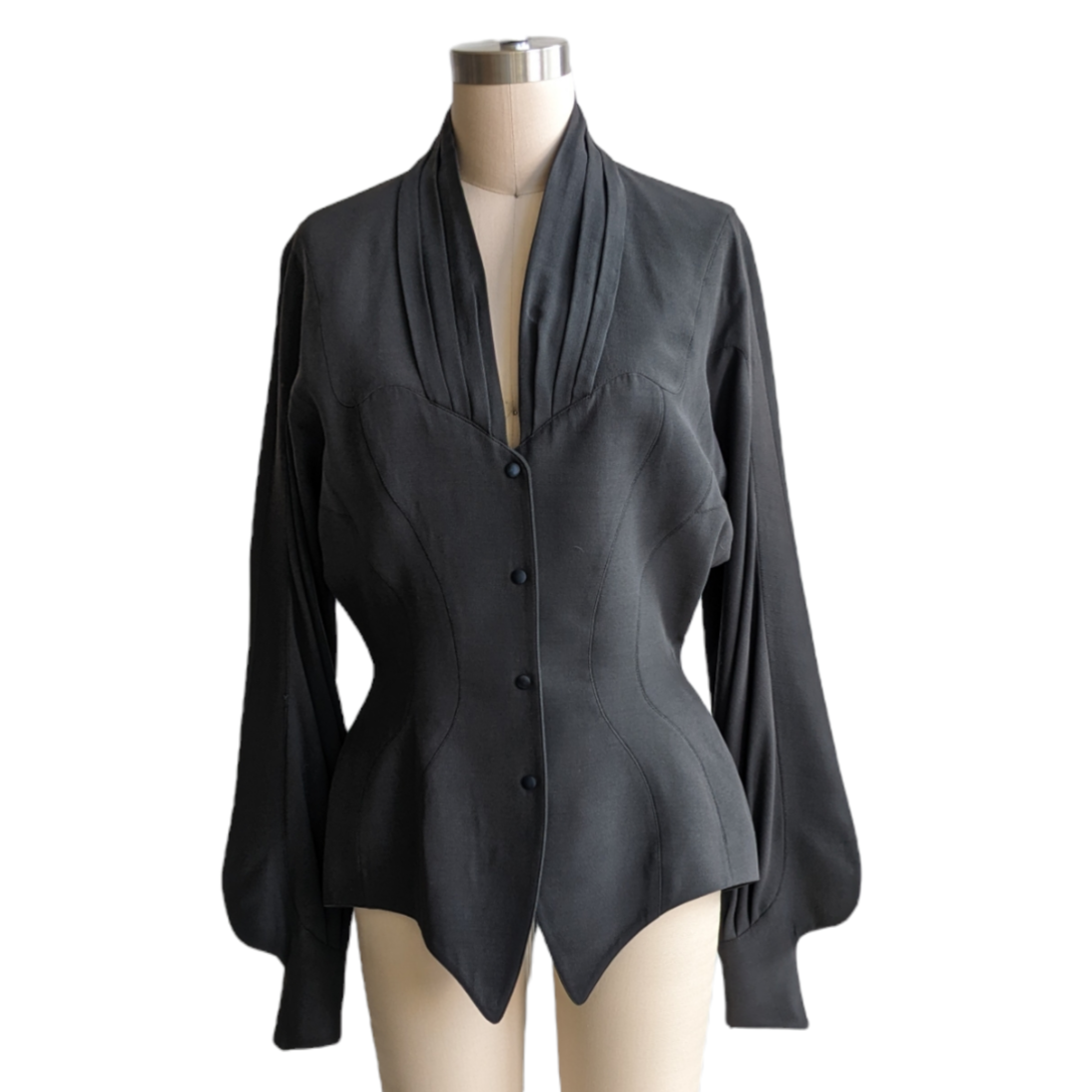 Epic Vintage Thierry Mugler Dark Grey Jacket