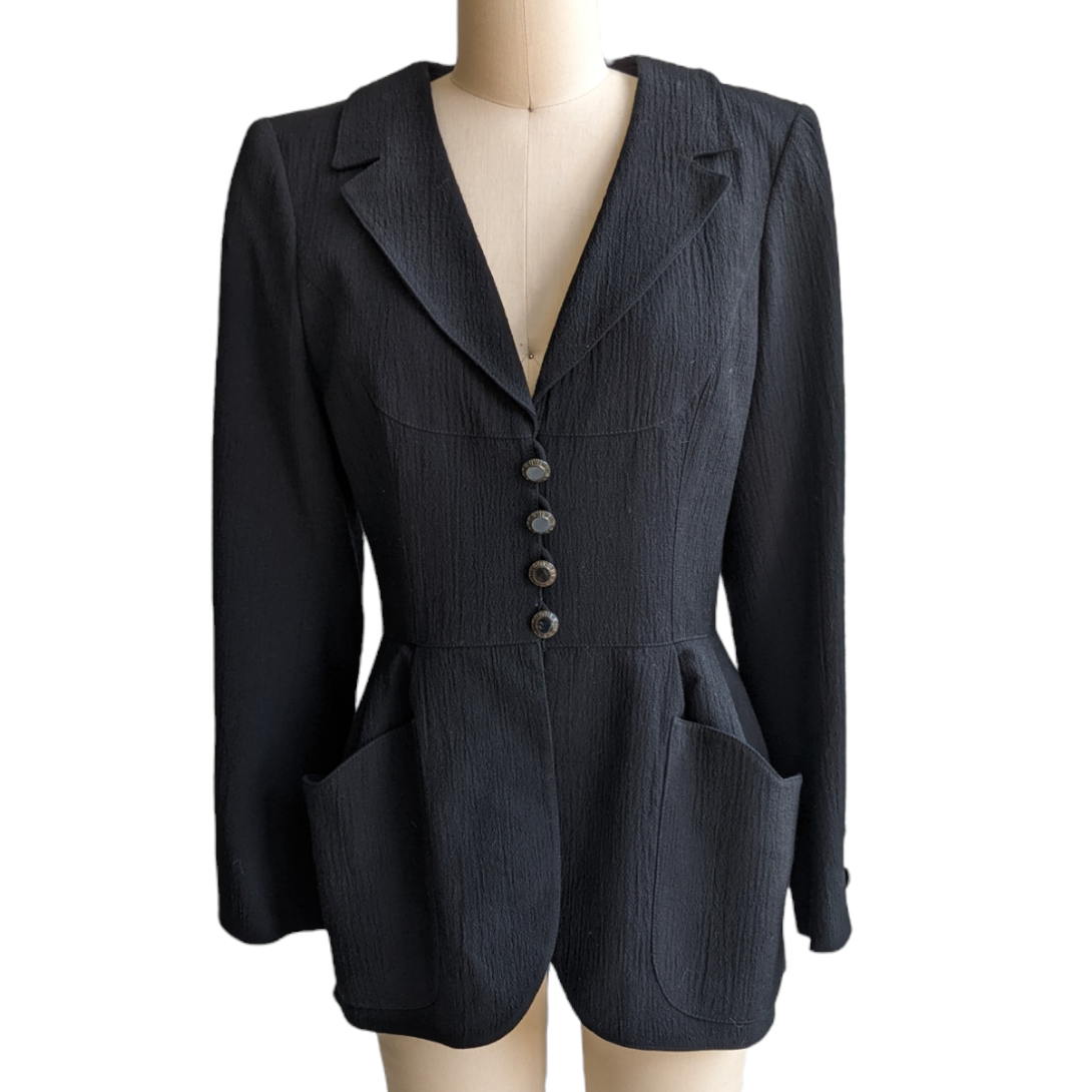 vintage black blazer