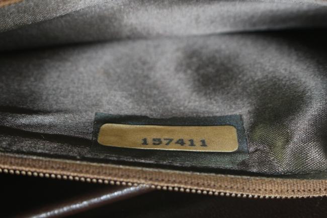 Chanel Dark Brown Diagonal Flap Chain Bag