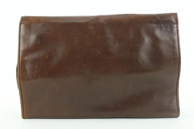 Chanel Dark Brown Diagonal Flap Chain Bag