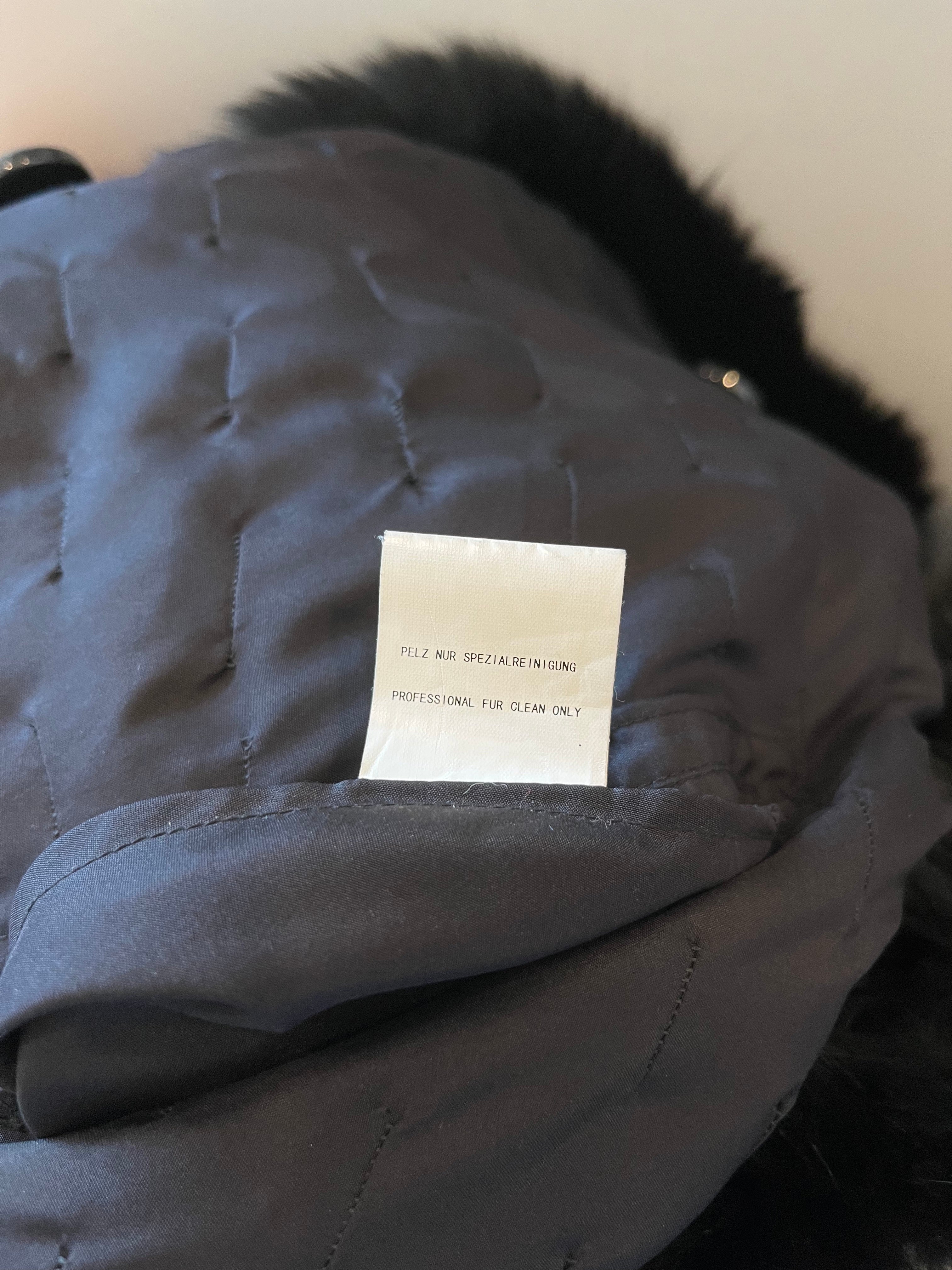 Chic Vintage Oversized Designer Reversible Fox Coat