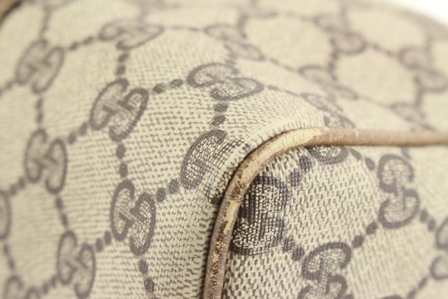 Vintage Gucci Brown Supreme GG Web Boston Bag